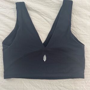 FP Black V-Neck Women's Bralette